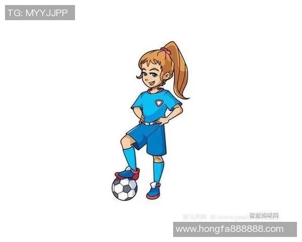 欢快足球明星卡通形象展现运动激情与快乐瞬间